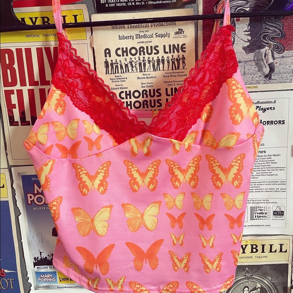 y2k pink tank